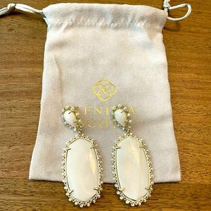 Kendra Scott White and Gold